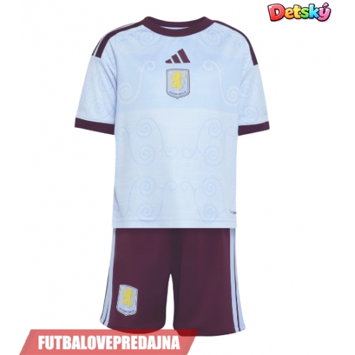 Lacne Dětský Futbalové dres Aston Villa Alejandro Garnacho #17 2026-27 Krátky Rukáv - Tretina (+ trenírky)
